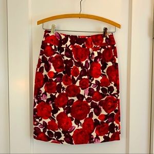 Dolce & Gabbana floral pencil skirt
